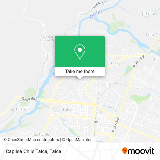 Capilea Chile Talca map