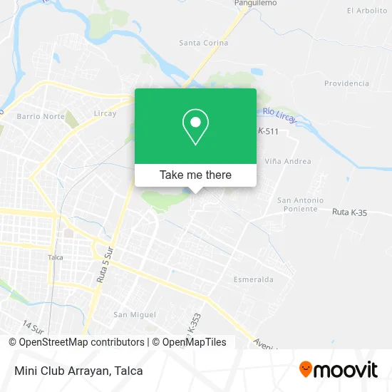 Mini Club Arrayan map