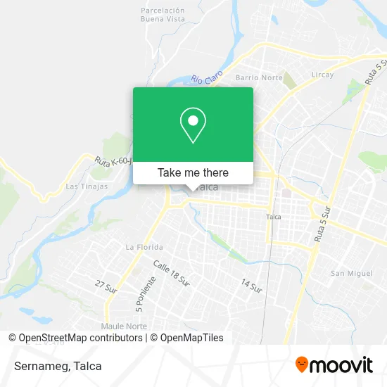 Sernameg map