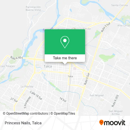 Princess Nails map