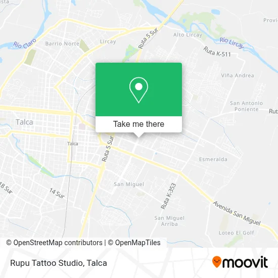 Rupu Tattoo Studio map