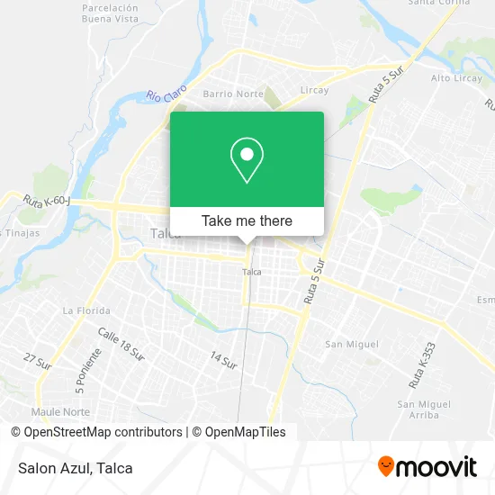 Salon Azul map