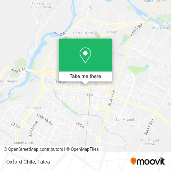 Oxford Chile map