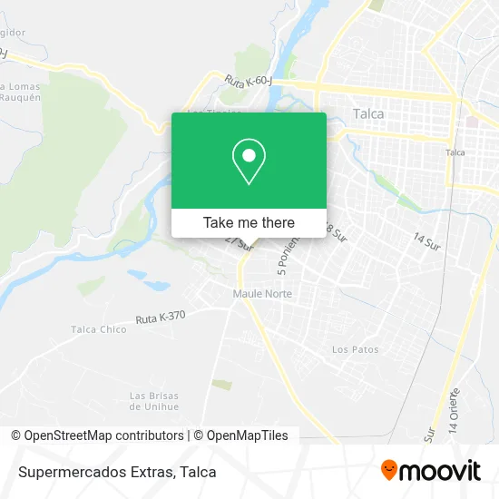 Supermercados Extras map
