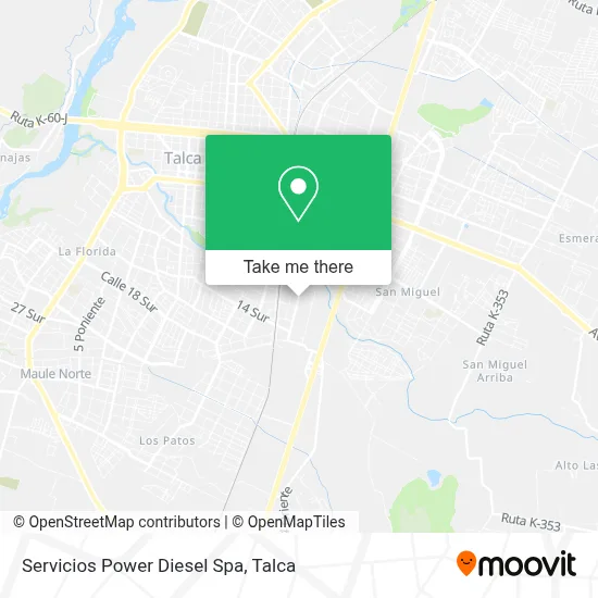 Servicios Power Diesel Spa map