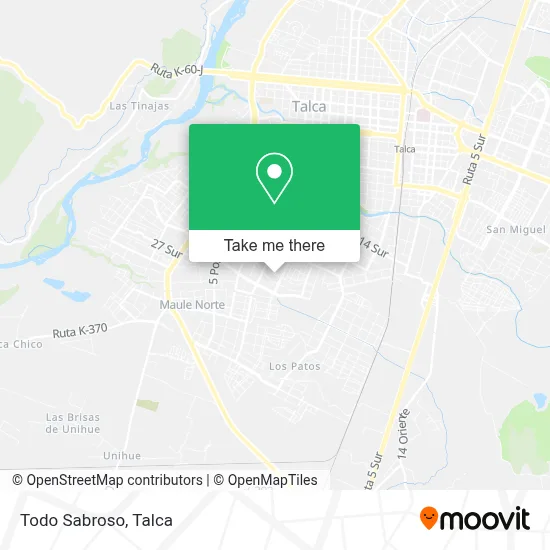 Todo Sabroso map