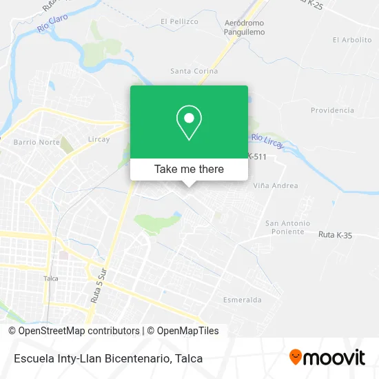 Escuela Inty-Llan Bicentenario map