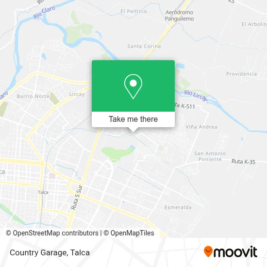 Country Garage map