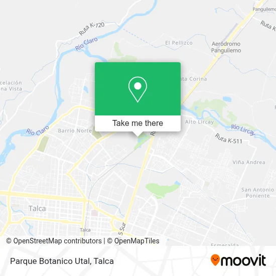 Parque Botanico Utal map
