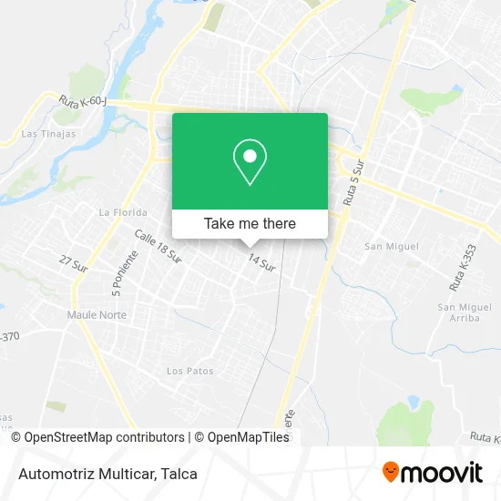Automotriz Multicar map
