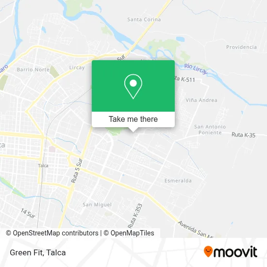 Green Fit map