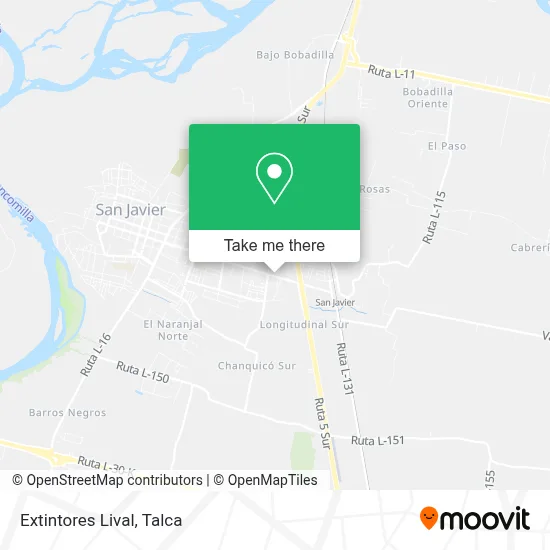 Extintores Lival map