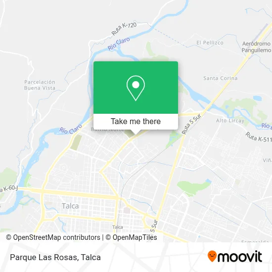 Parque Las Rosas map