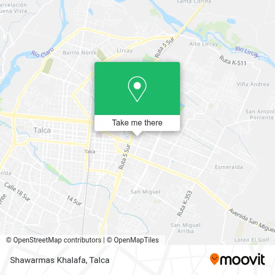 Shawarmas Khalafa map