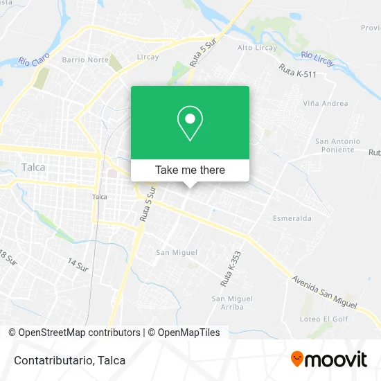 Contatributario map