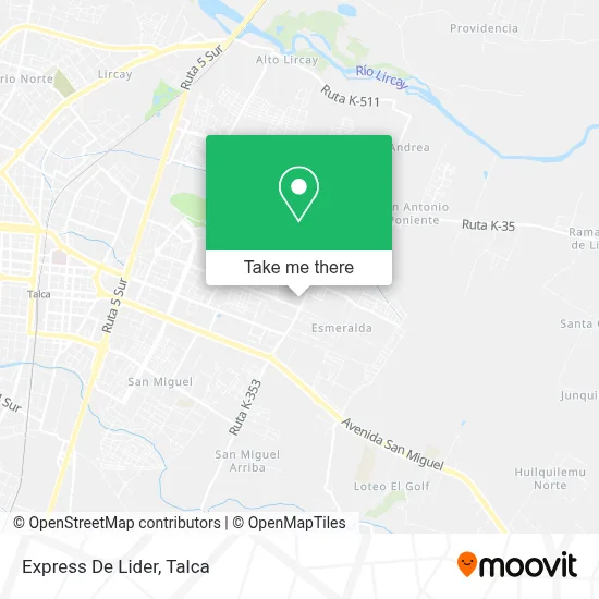 Express De Lider map