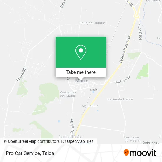Pro Car Service map