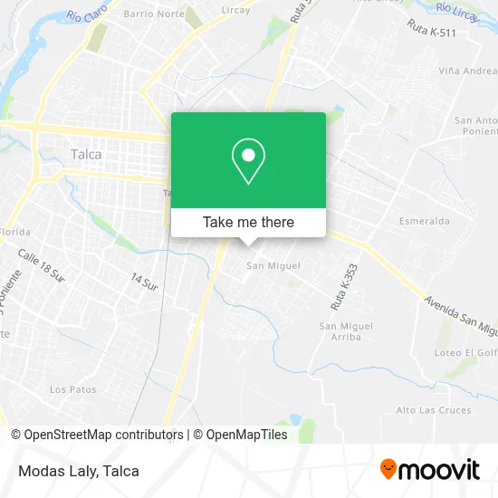 Modas Laly map