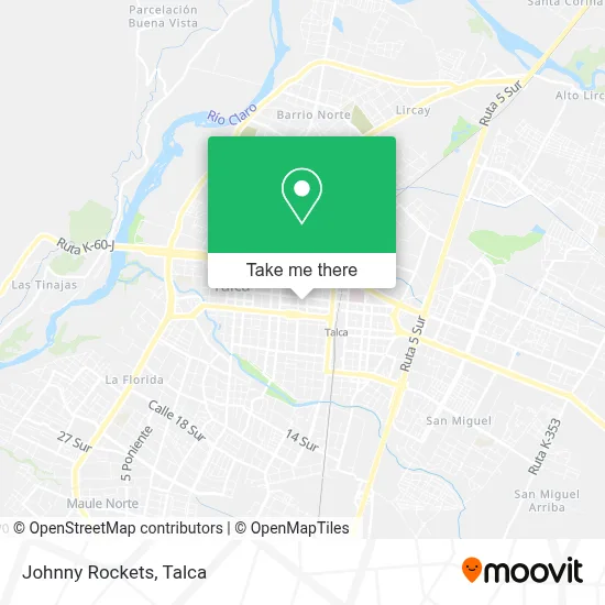 Johnny Rockets map