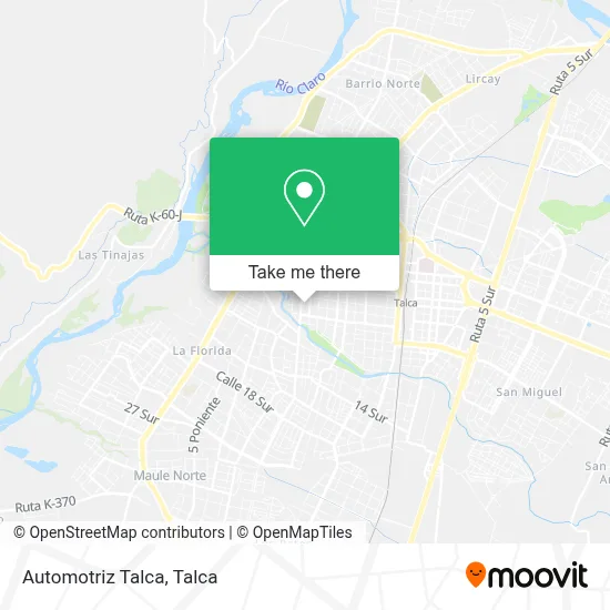 Automotriz Talca map