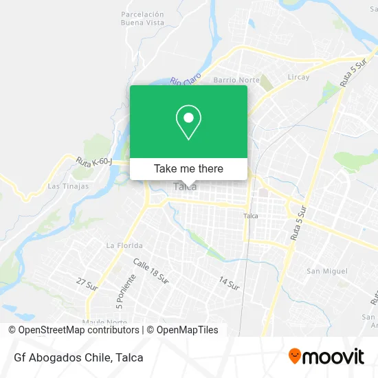 Gf Abogados Chile map
