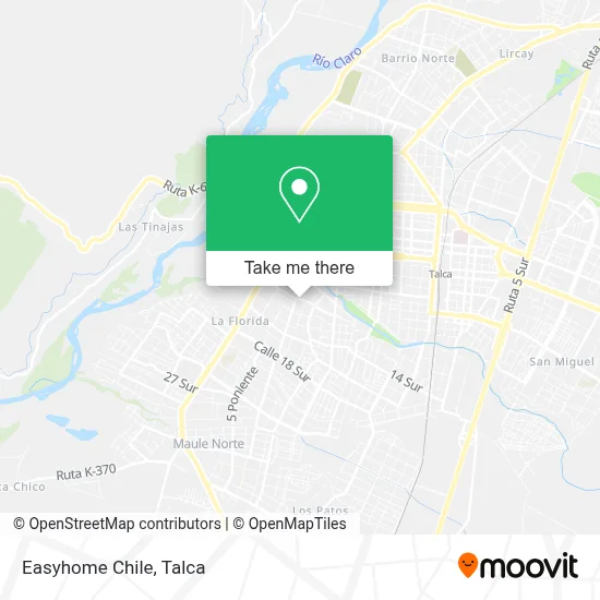 Easyhome Chile map
