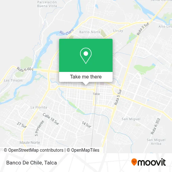 Banco De Chile map