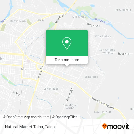Natural Market Talca map