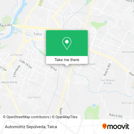 Automotriz Sepúlveda map