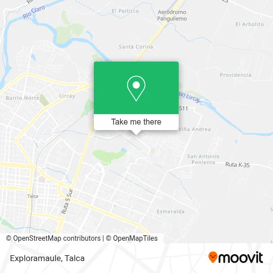 Exploramaule map