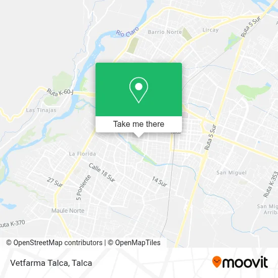 Vetfarma Talca map