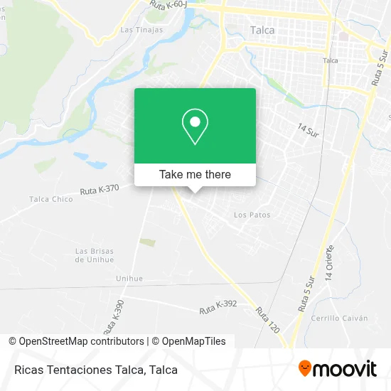 Ricas Tentaciones Talca map