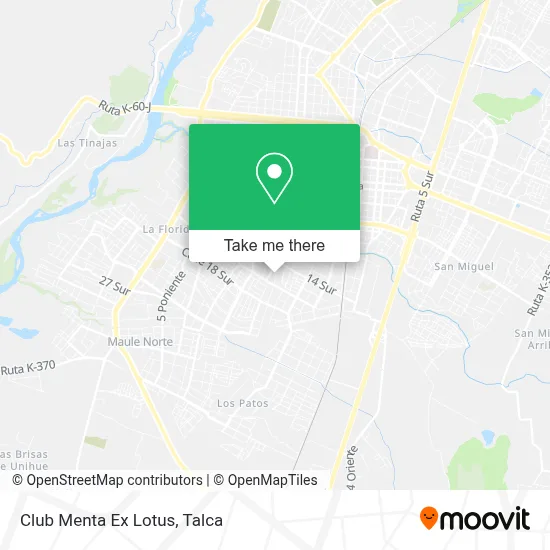 Club Menta Ex Lotus map