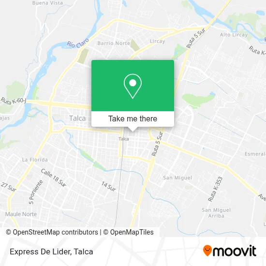 Express De Lider map