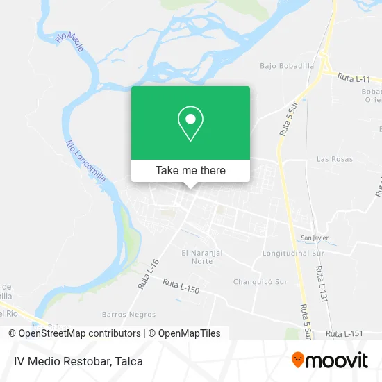 IV Medio Restobar map