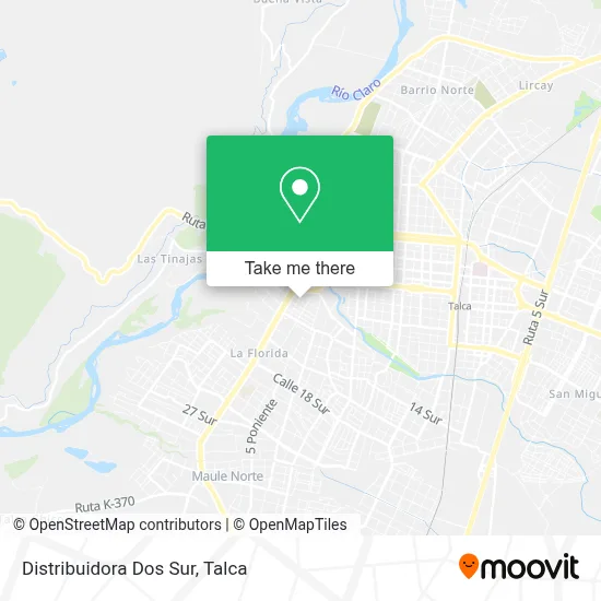 Distribuidora Dos Sur map