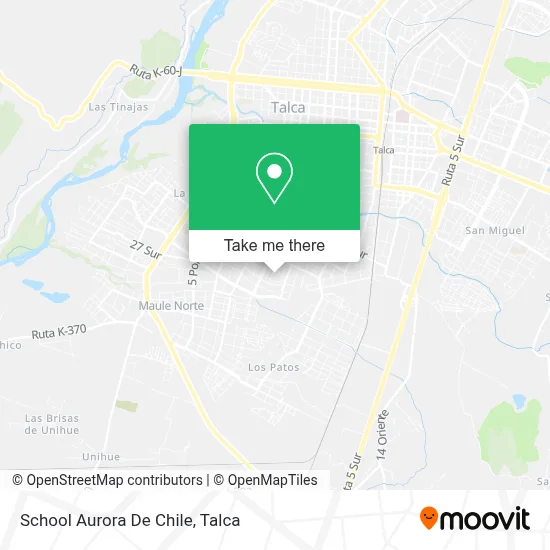 School Aurora De Chile map