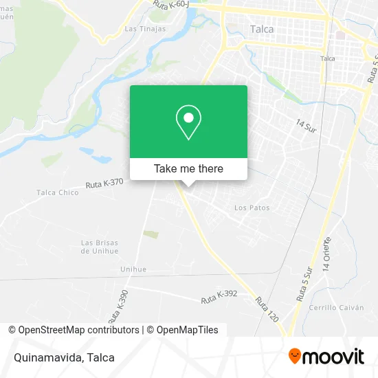 Quinamavida map