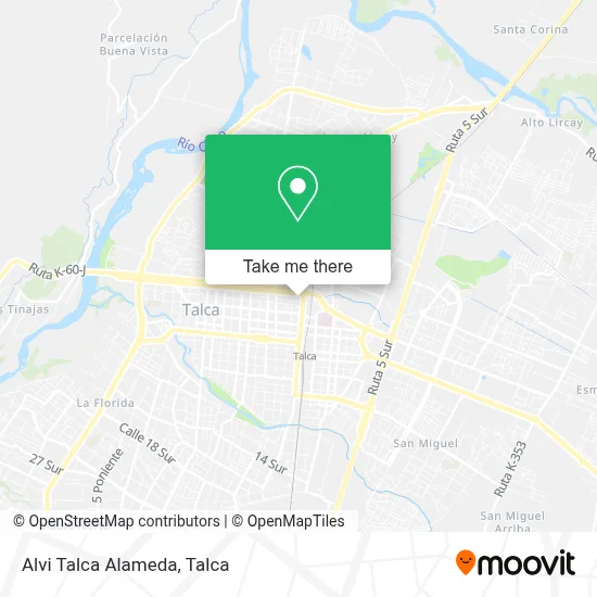 Alvi Talca Alameda map