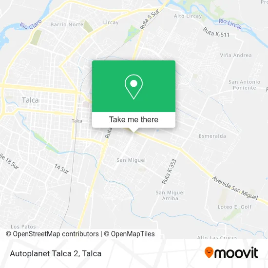 Autoplanet Talca 2 map