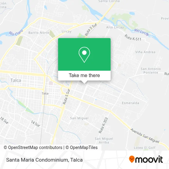 Condominio Santa Maria map