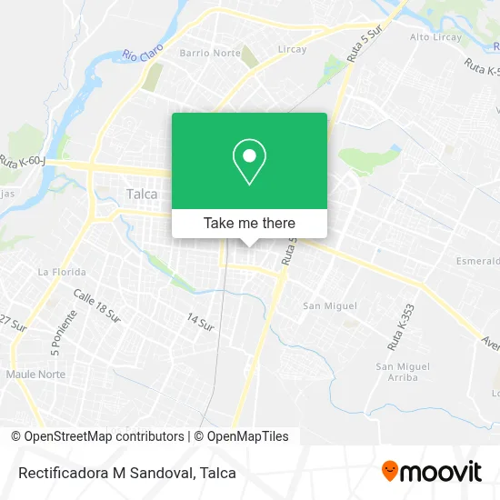 Rectificadora M Sandoval map