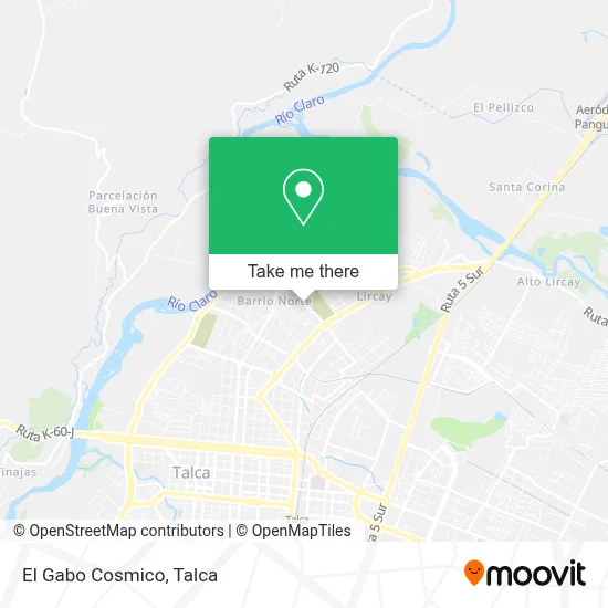 El Gabo Cosmico map