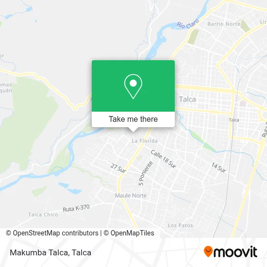 Makumba Talca map