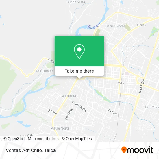 Ventas Adt Chile map