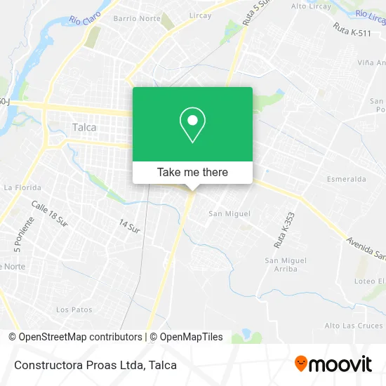 Constructora Proas Ltda map