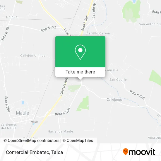 Comercial Embatec map