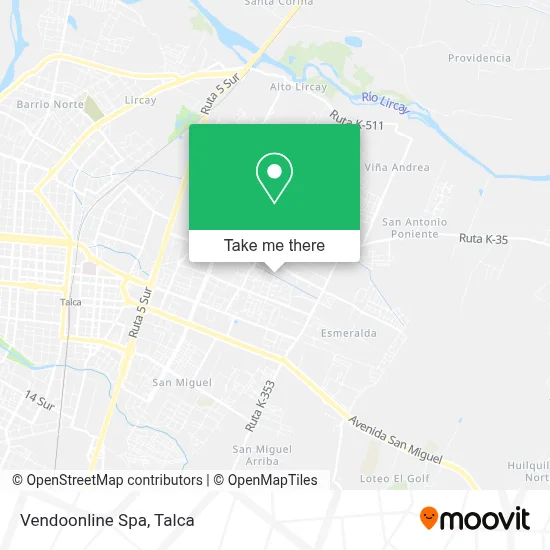 Vendoonline Spa map
