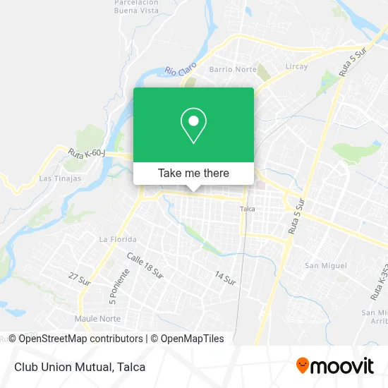 Club Union Mutual map