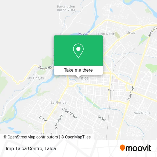 Imp Talca Centro map